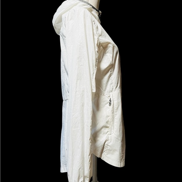 MARMOT WOMEN’S WHITE LIGHTSWEIGHT WINDBREAKER SIZE MEDIUM - Picture 4 of 13